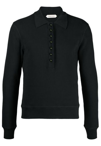 Namacheko Samira ribbed-knit polo shirt - Nero