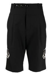 Namacheko Shorts sartoriali con zip - Nero