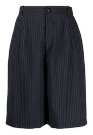 Namacheko wide-leg striped tailored shorts - Blu