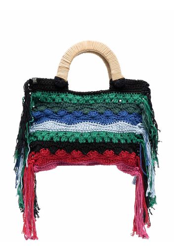 Nannacay mini Vera crochet tote bag - Verde