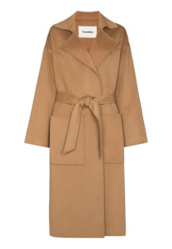 Alamo belted wool coat