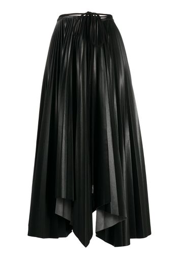 Sunray Pleat midi skirt