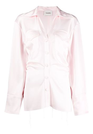 Nanushka Blusa Dale - Rosa