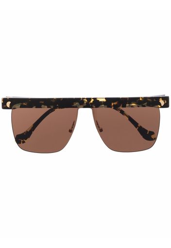 Nanushka Rigel square-frame sunglasses - Marrone