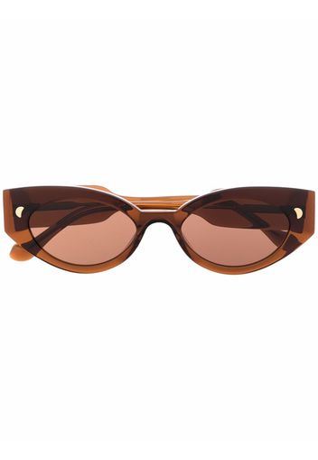 Nanushka Azalea cat-eye sunglasses - Marrone