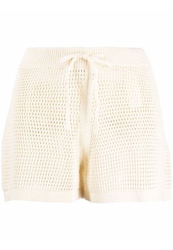 Nanushka Shorts con nodo - Toni neutri