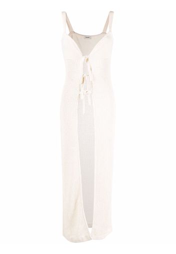 Nanushka long sleeveless knit vest - Toni neutri