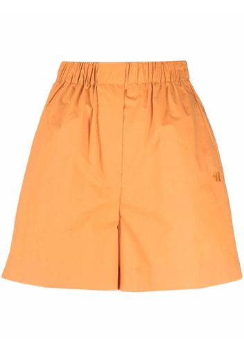 Nanushka elasticated-waist cotton shorts - Arancione