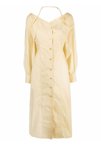 Nanushka Lo midi shirt dress - Arancione