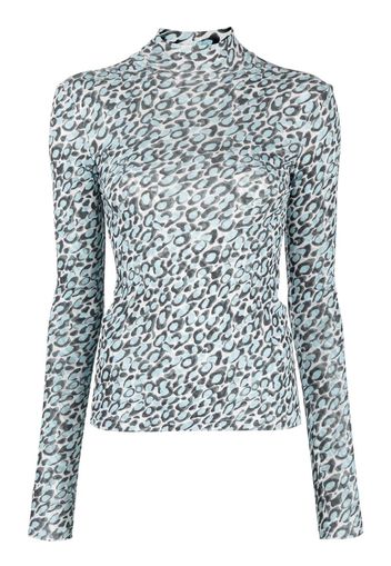 Nanushka Top con cut-out - Blu