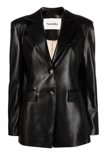 Nanushka Hathi single-breasted blazer - Nero