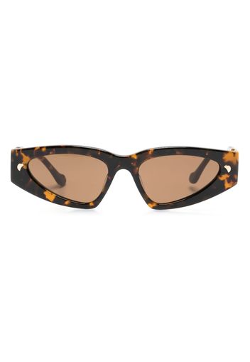 Nanushka Emme cat-eye frame sunglasses - Marrone