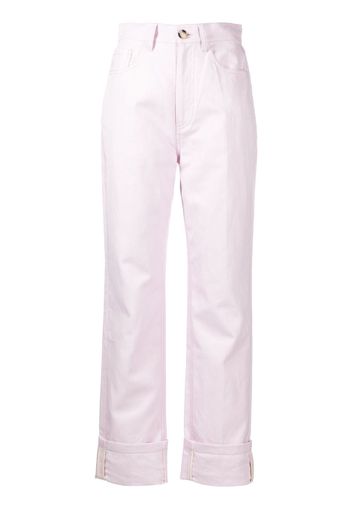 Nanushka Jeans con risvolto - Rosa