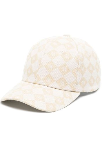Nanushka diamond check logo baseball cap - Toni neutri