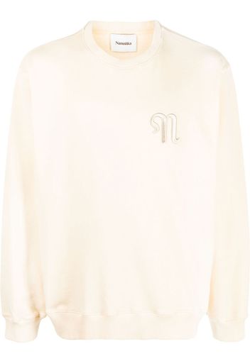 Nanushka embroidered-logo sweatshirt - Toni neutri