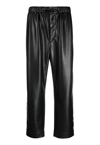 Nanushka Maven straight-leg trousers - Nero