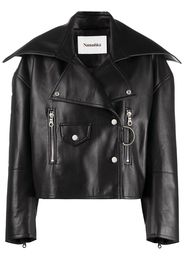 Nanushka Giacca biker Ado - Nero