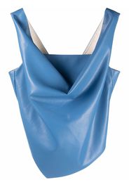 Nanushka Top smanicato - Blu