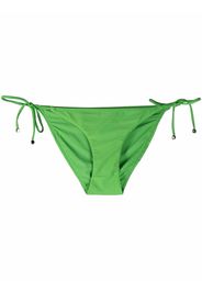 Nanushka Slip bikini con nodo laterale - Verde