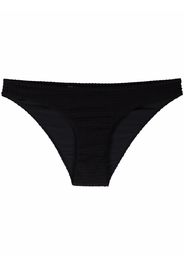 Nanushka textured low-rise bikini brief - Nero