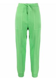 Nanushka organic cotton track pants - Verde