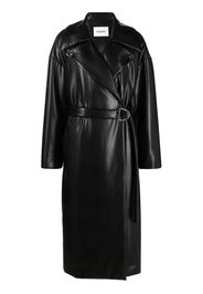 Nanushka Trench Liano con cintura - Nero