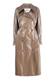 Nanushka Trench doppiopetto - Marrone