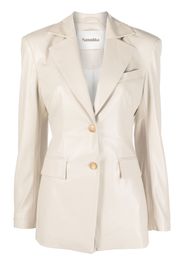 Nanushka Hathi single-breasted blazer - Toni neutri