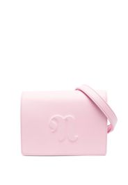 Nanushka Borsa a spalla con logo goffrato - Rosa