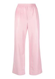 Nanushka Pantaloni con coulisse in finta pelle - Rosa