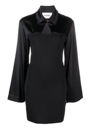 Nanushka Donia cut-out mini dress - Nero