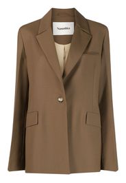 Nanushka single-breasted blazer - Toni neutri