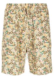 Nanushka ditsy floral-print shorts - Giallo