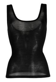 Nanushka fine-knit merino tank top - Nero