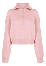 Nanushka Jannis knitted polo jumper - Rosa