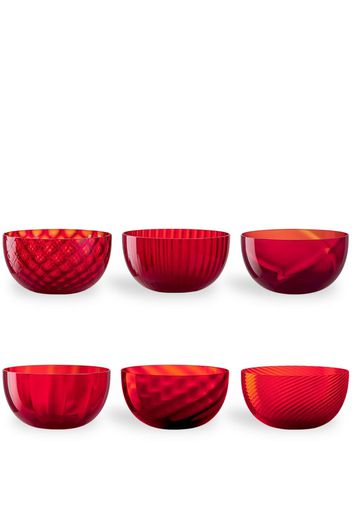 NasonMoretti Idra cups (set of 6) - Rosso