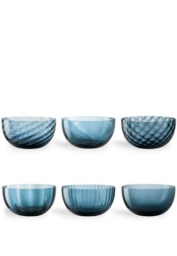 NasonMoretti Idra glass cups (set of 6) - Blu