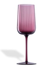 NasonMoretti Gigolo ribbed wine glass (22.5cm) - Viola