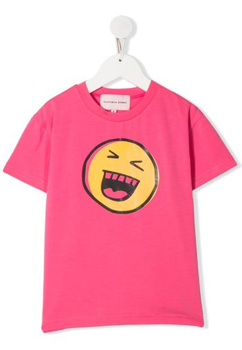 Natasha Zinko Kids T-shirt con stampa - Rosa