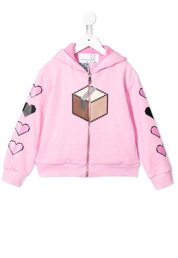 Natasha Zinko Kids Felpa con cappuccio - Rosa