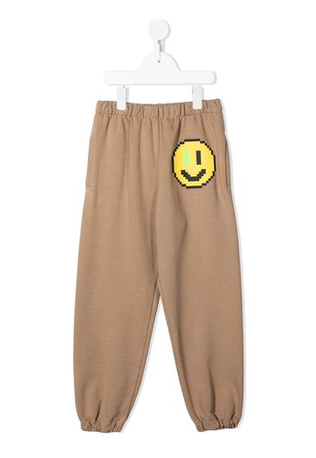 Natasha Zinko Kids Joggers con stampa - Marrone