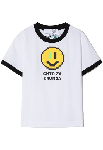 Natasha Zinko Kids T-shirt con stampa - Bianco