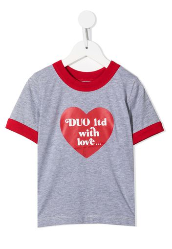 Natasha Zinko Kids T-shirt con stampa - Grigio