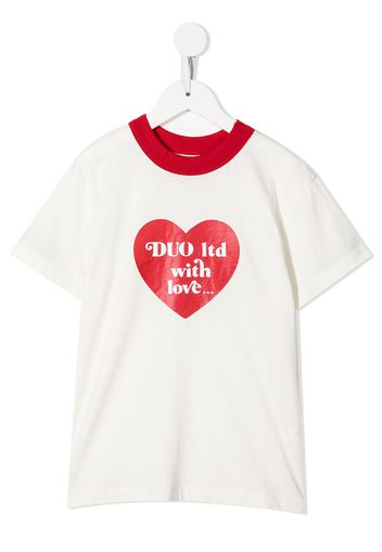 Natasha Zinko Kids T-shirt con stampa - Bianco