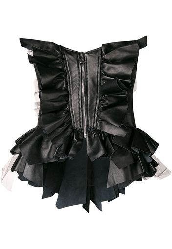 Corsetto con ruches