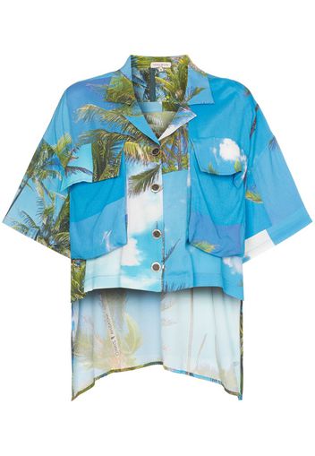 Camicia con stampa Hawaian