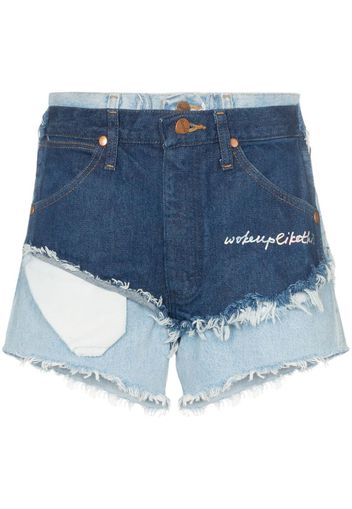 Shorts denim a vita alta