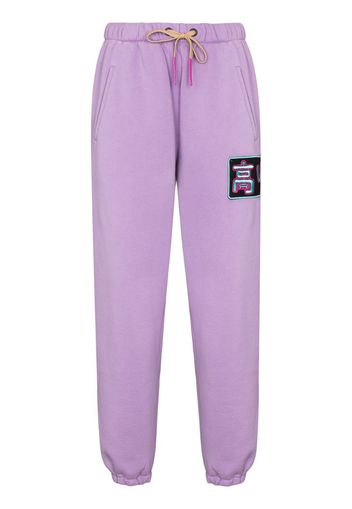 embroidered track pants