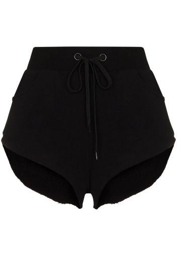 short drawcord jersey shorts