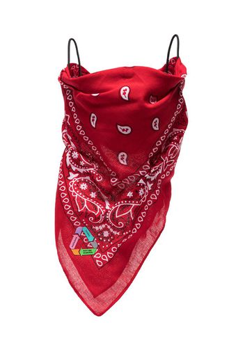 bandana print face mask